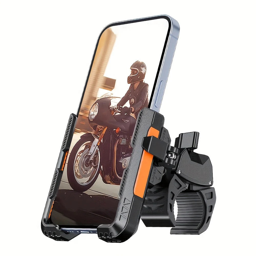 Bicycle Mobile Phone Holder with Quick Release & 360° Rotation