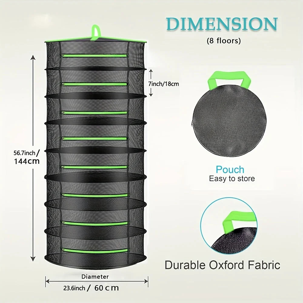 Herb Drying Rack Foldable 6 or 8 Levels