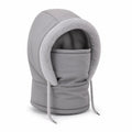 Plush-lined windproof balaclava (integrated face mask)