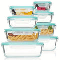 Food Storage Containers Airtight Leakproof Lids (8-Piece Set)