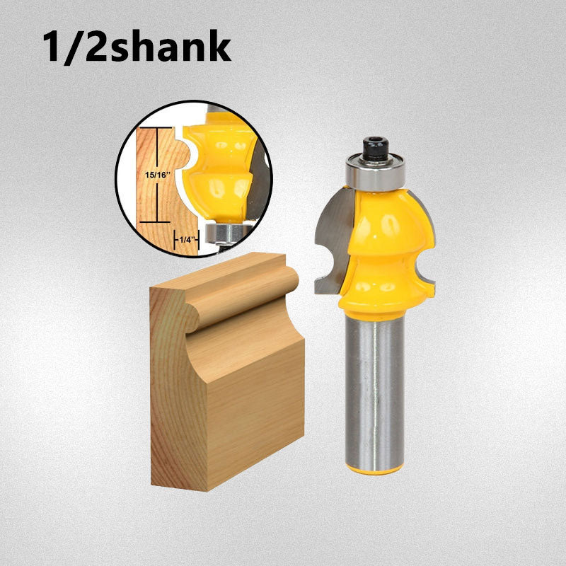 Router 1/2 Inch Shaft Architectural Profile