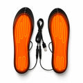 USB rechargeable heated insoles with dual-zone heating (cuttable)