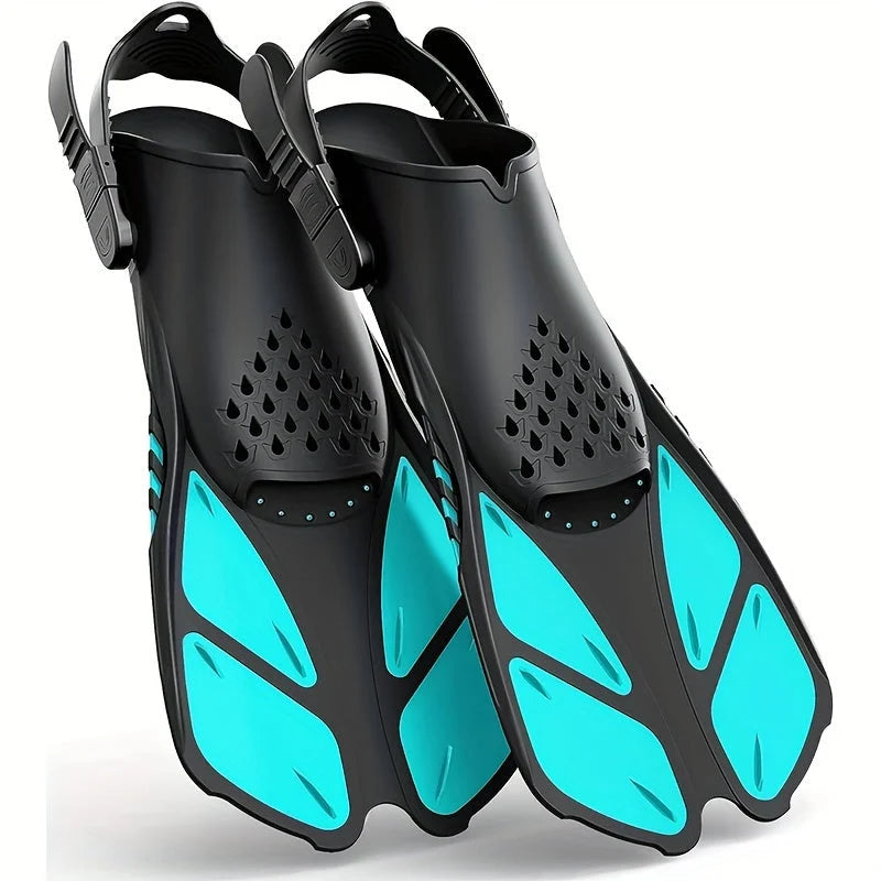 Adjustable Short Snorkel Fins – Open Heel