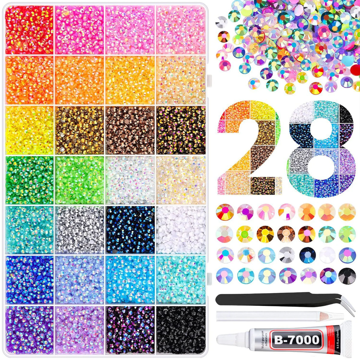 StarlitePop™ Flat Rhinestones — Add Magical Shine to Your DIY Projects That Captivates Every Eye!