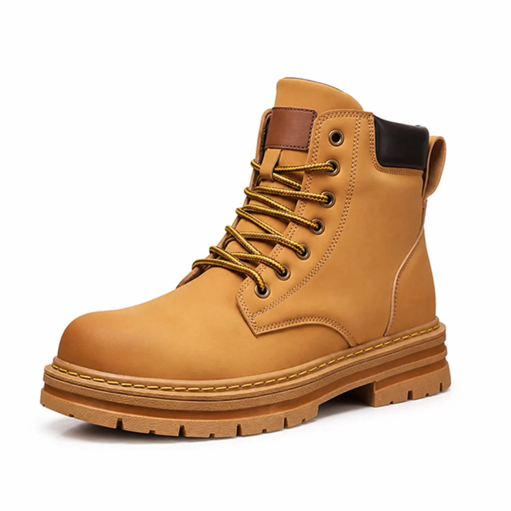Padded Collar & Profile Sole Rubber Boots for Hiking