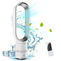 AeroLuxe Bladeless Fan Heater Tower 2-in-1