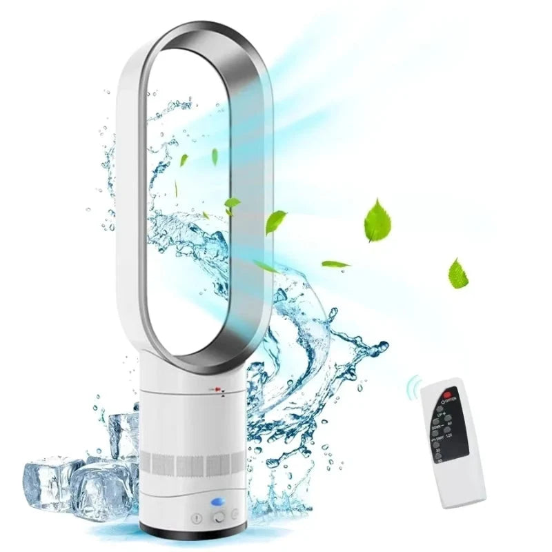 AeroLuxe Bladeless Fan Heater Tower 2-in-1