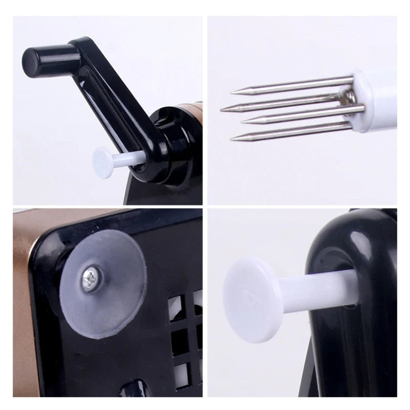 Apple peeler with corer and slicer