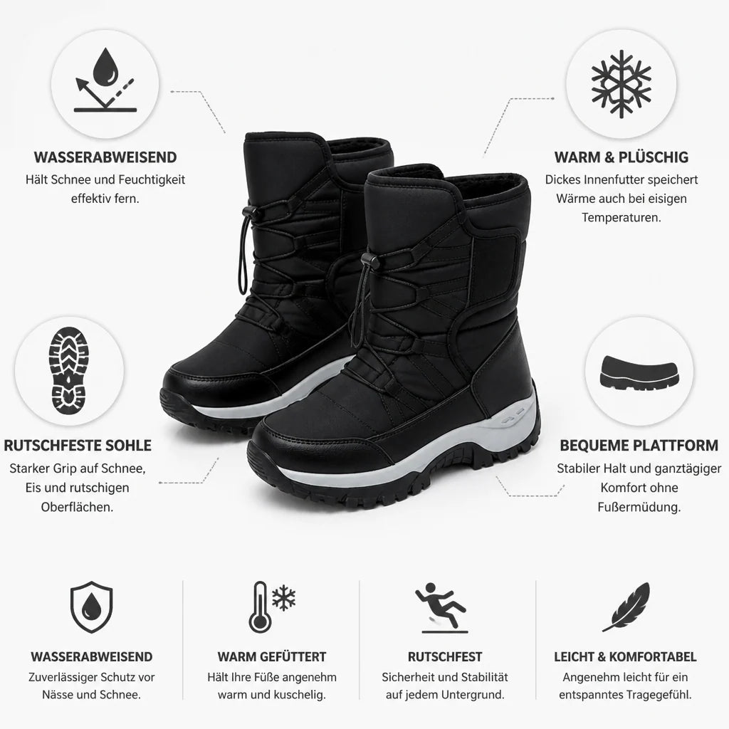 Women's Winter Boots Waterproof & Fur Lined