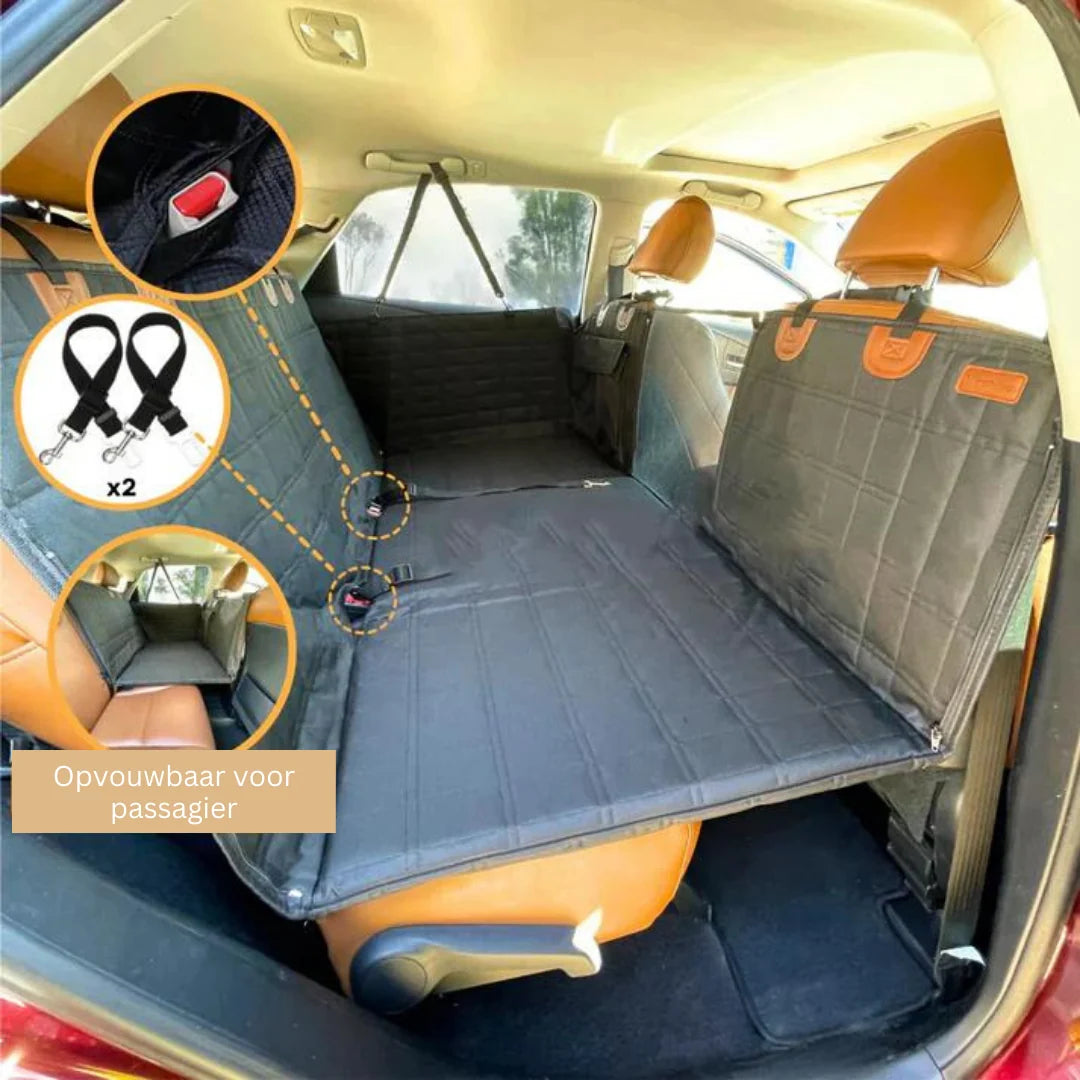 Dog Car Seat Cover Waterproof Back Seat Extender