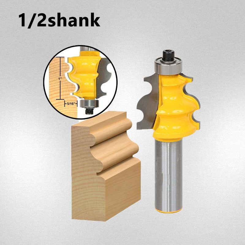 Router 1/2 Inch Shaft Architectural Profile