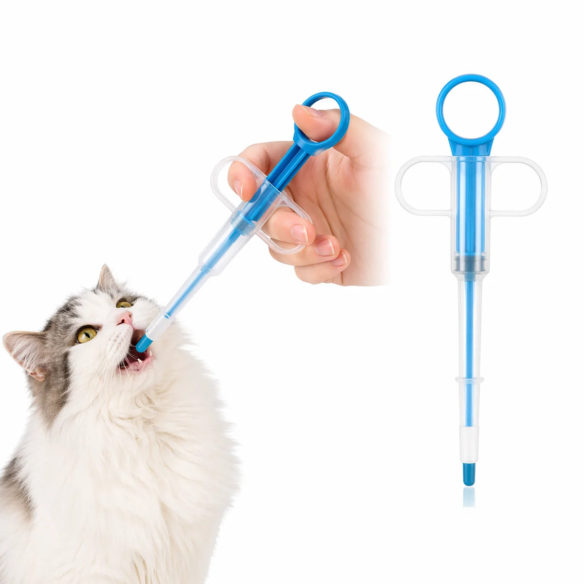 Pet Medication Dispenser Tablet Feeder Double Tip (2 Pack)