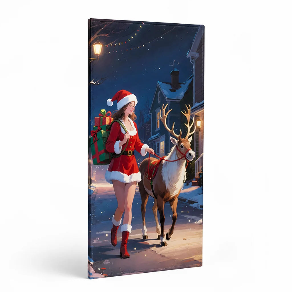 High-resolution vibrant polyester door cover (90×180 cm)