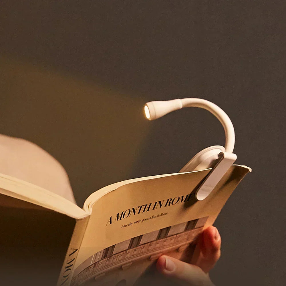 Book Light Clip-On USB Rechargeable LED