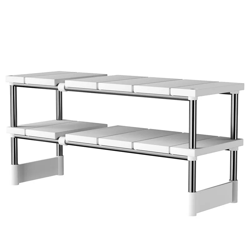 Extendable Under-Sink Shelf for Kitchen
