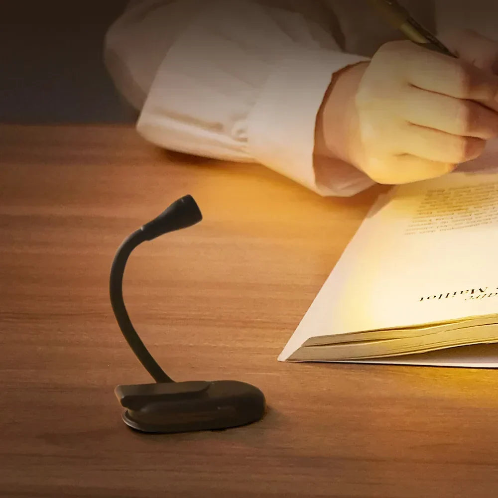 Book Light Clip-On USB Rechargeable LED