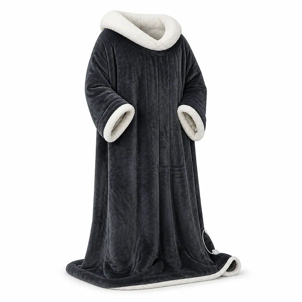 Wearable Blanket Heated Fleece Sherpa (50 x 70 in)