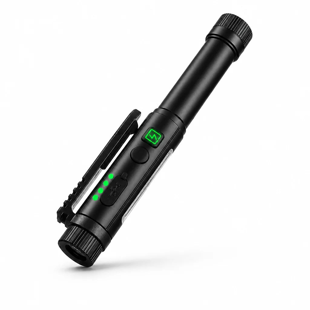 600 Lumen Magnetic Aluminum Alloy Pen Light (USB-C Rechargeable)