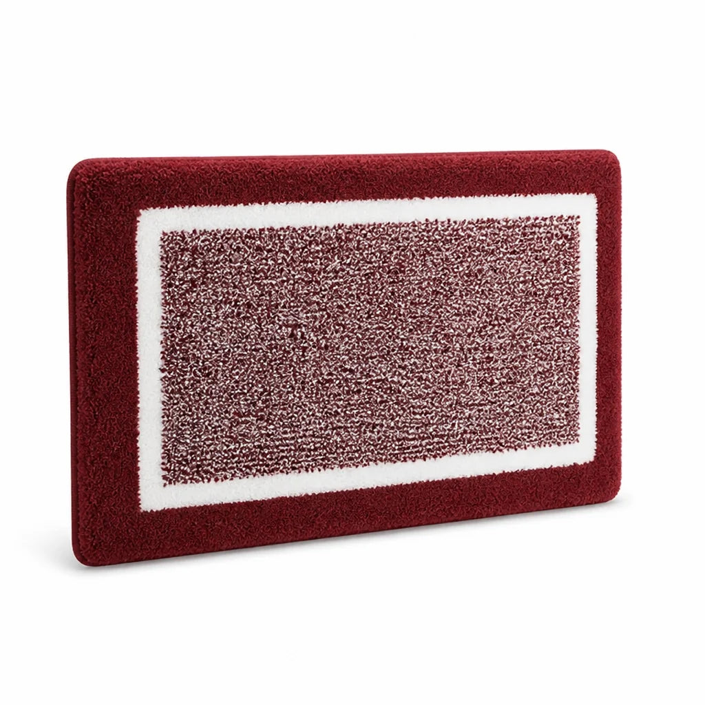 Plush Microfiber Non-Slip Bath Mat (Machine Washable)