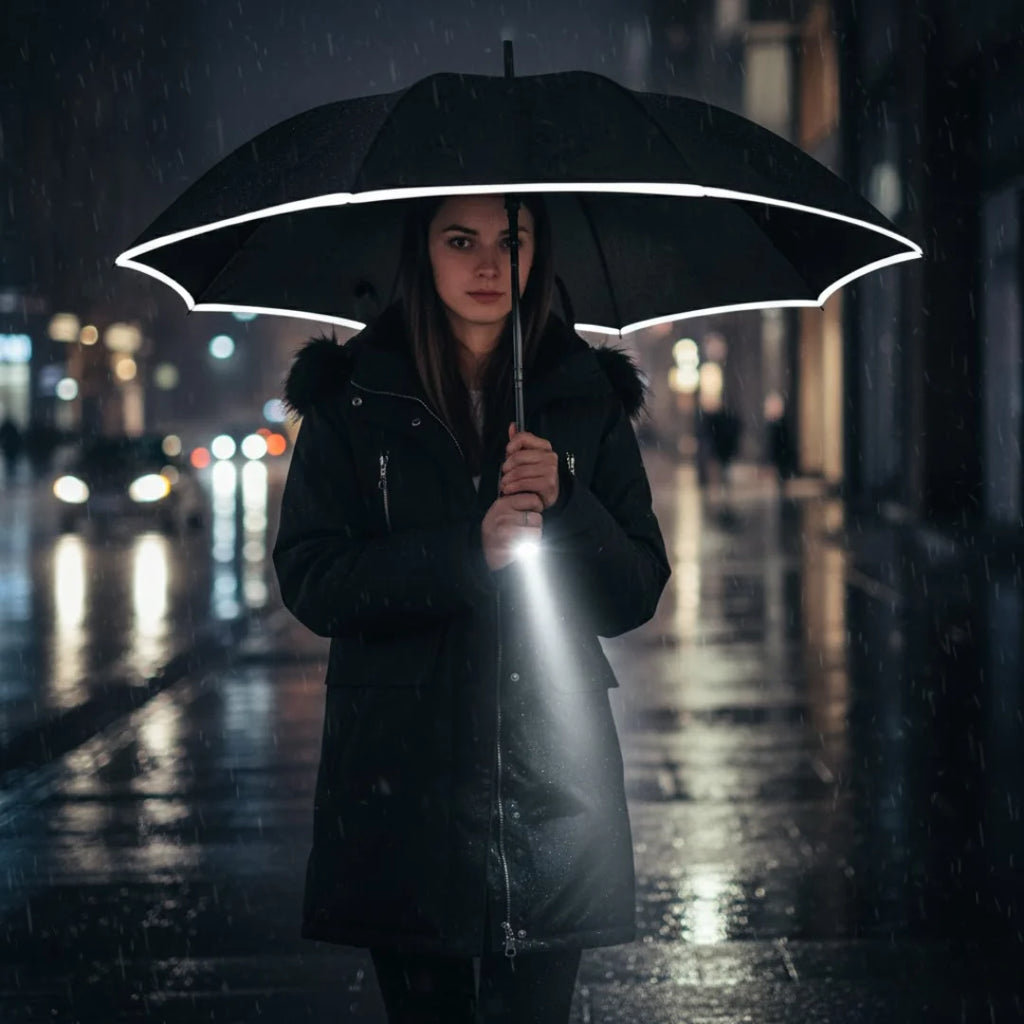 StormShield LED Umbrella with Automatic Function
