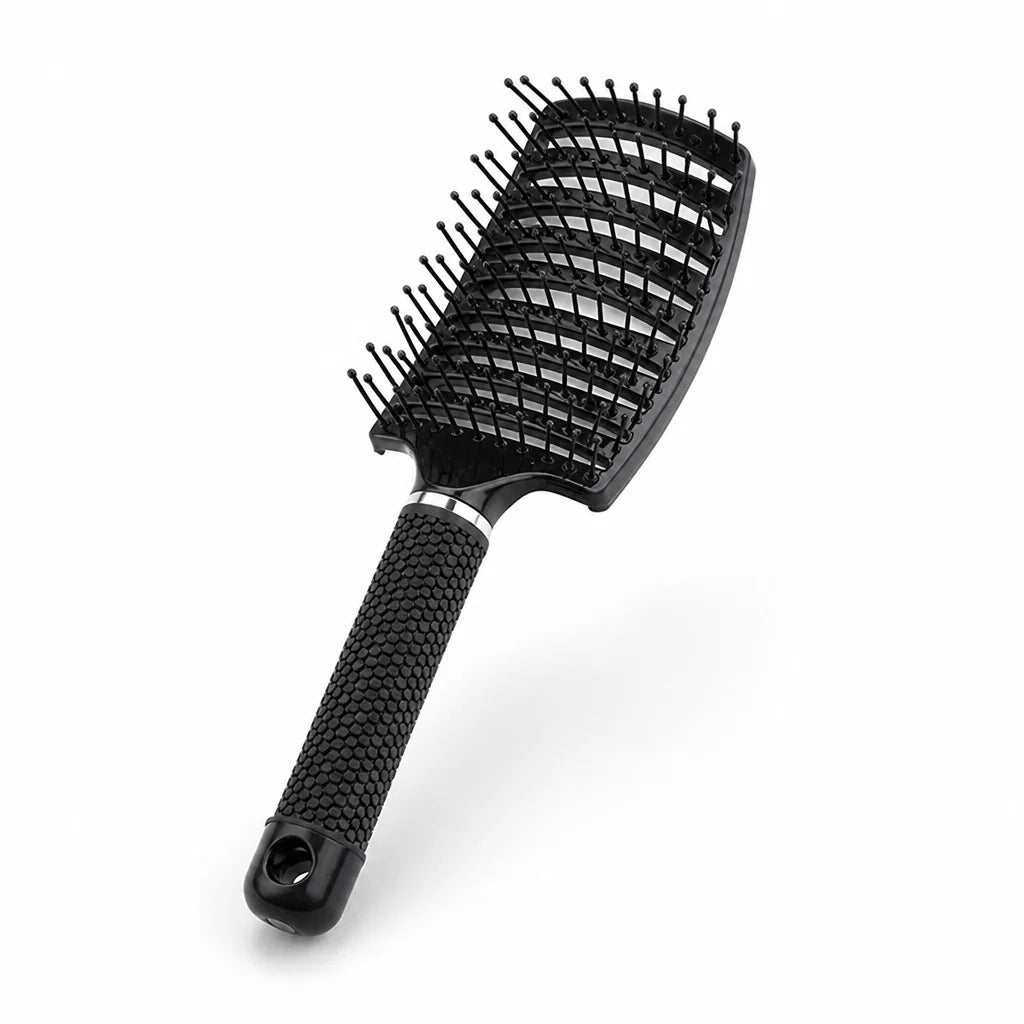 Vented Brush Curved Nylon Bristles