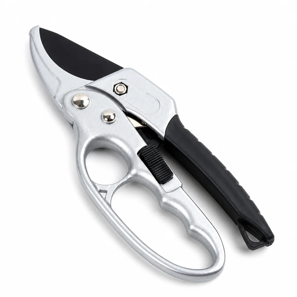 SK5 Steel Ratchet Garden Shears (Ergonomic Non-slip Handle)