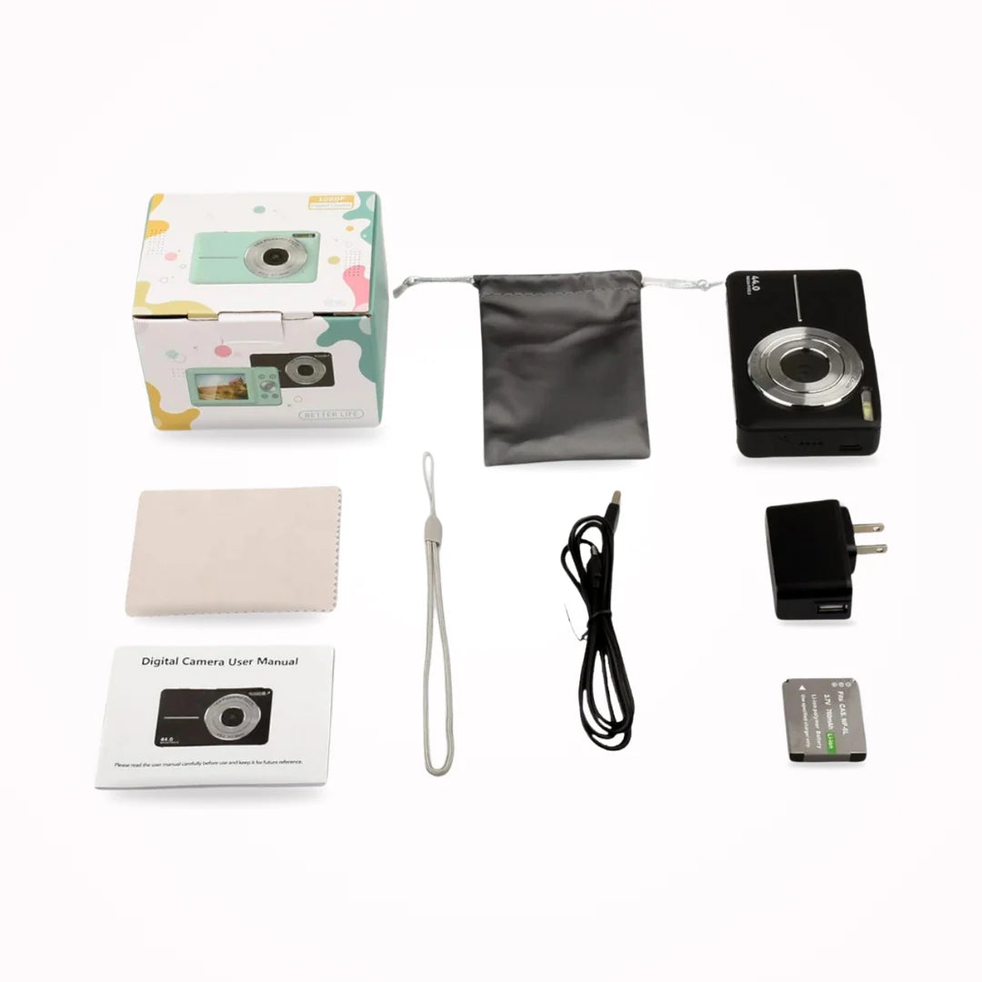 Digital Camera Retro Photography 1080p Video Recording