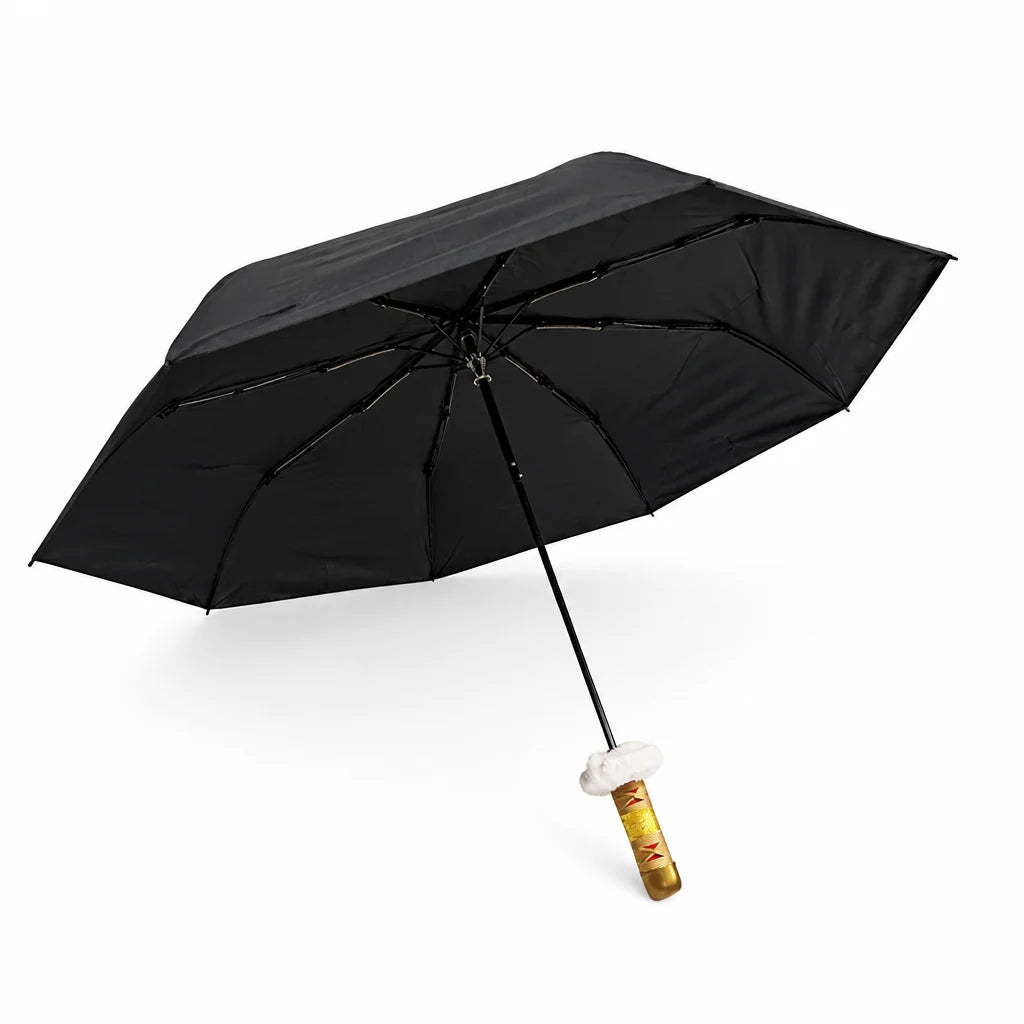 Windproof and UV-safe Foldable Umbrella in Katana Style