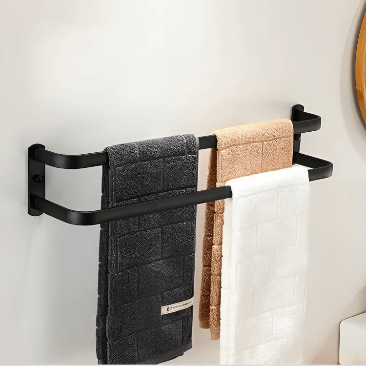 Bathroom Towel Rack Wall Mount Aluminum