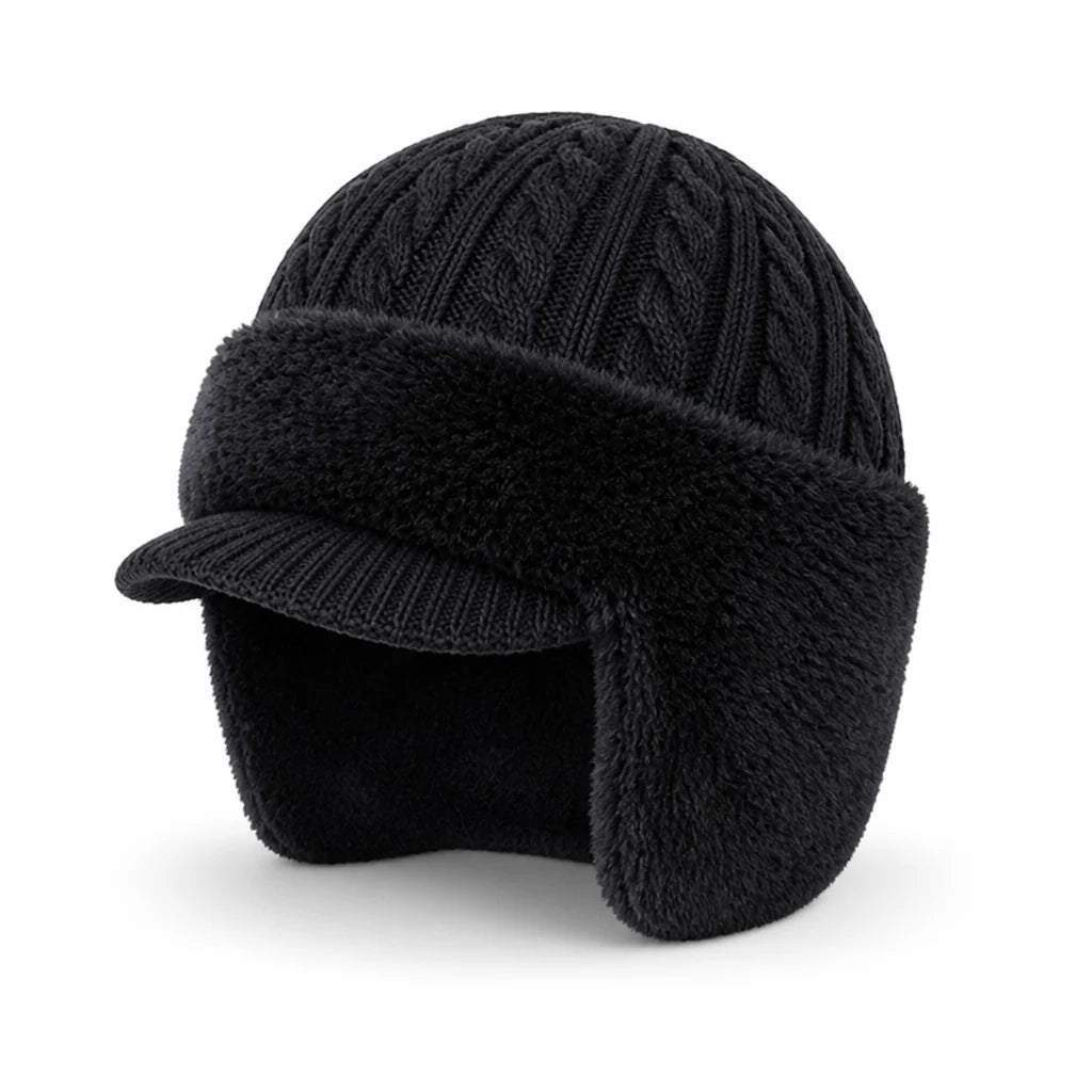 Trapper Hat Earflap Insulated Windproof Polyester & Acrylic Lining (Packable)