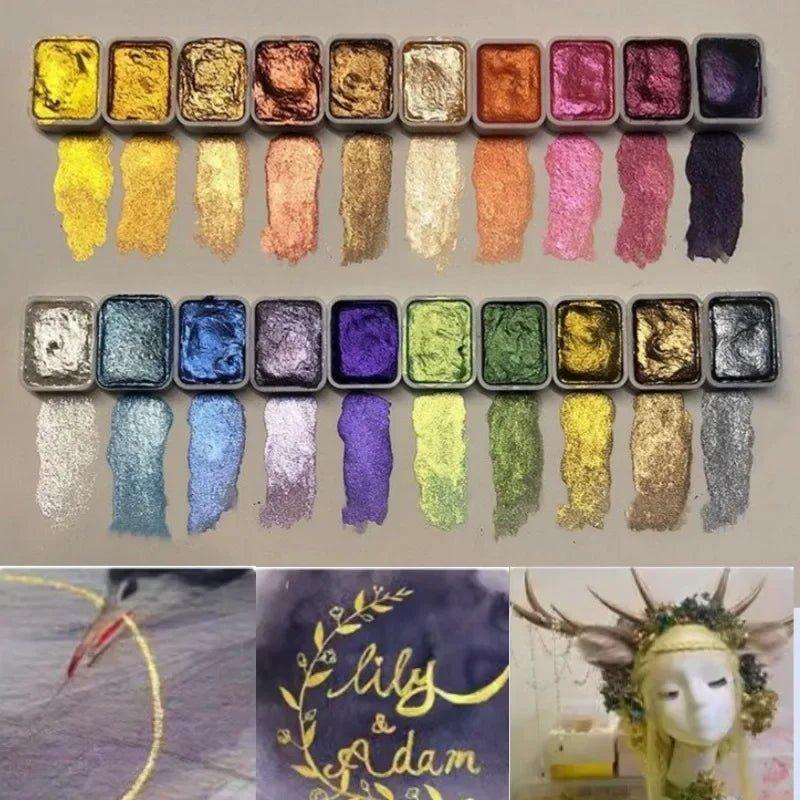 PearlScent Metallic Watercolor Set