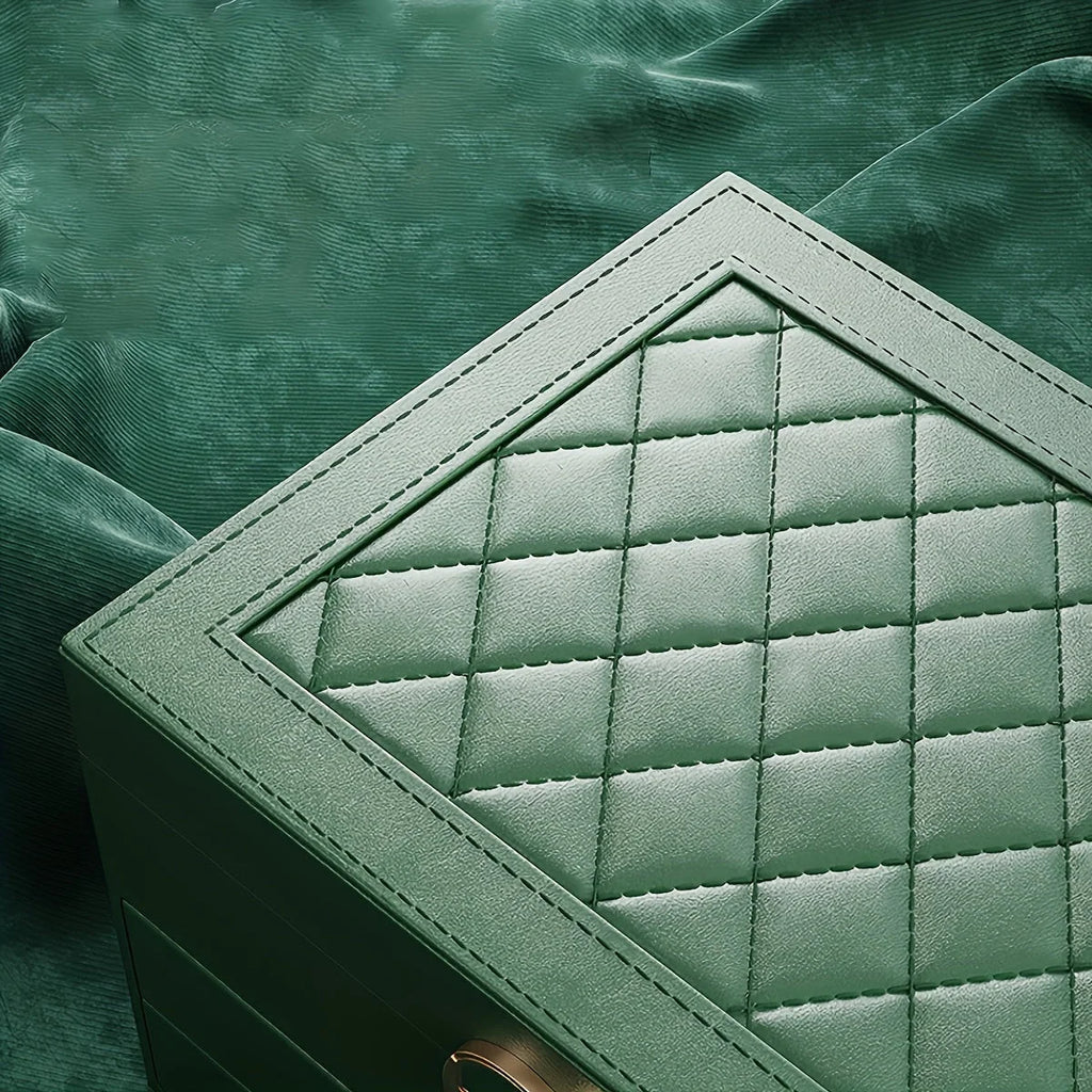 Jewelry Organizer Box Leather Travel Case