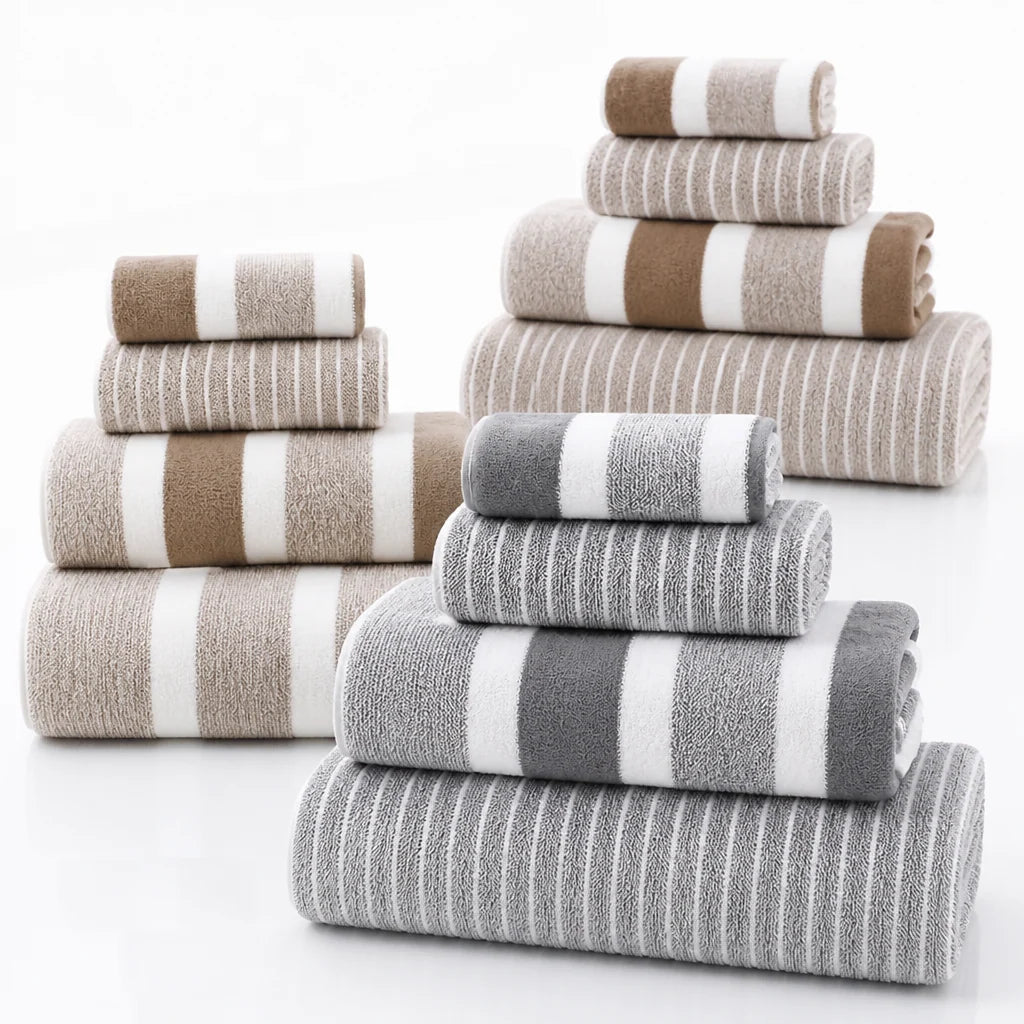 Bath Towel Set Microfiber Quick Dry (8-Piece)
