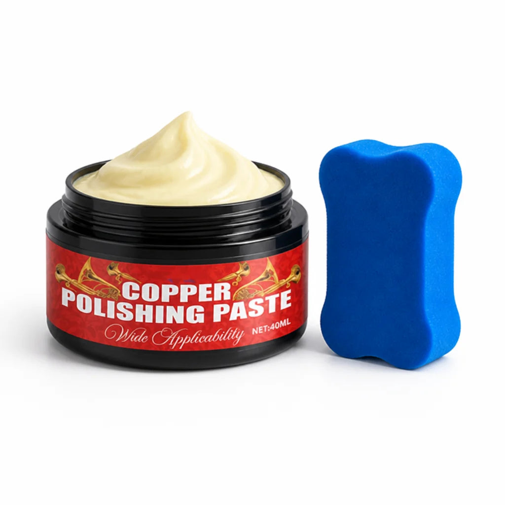 Non-abrasive Brass and Copper Polishing Set (with Sponge)