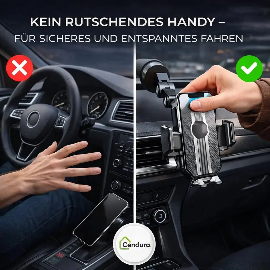 Car Phone Holder with Suction Cup & 360° Rotation 2.0