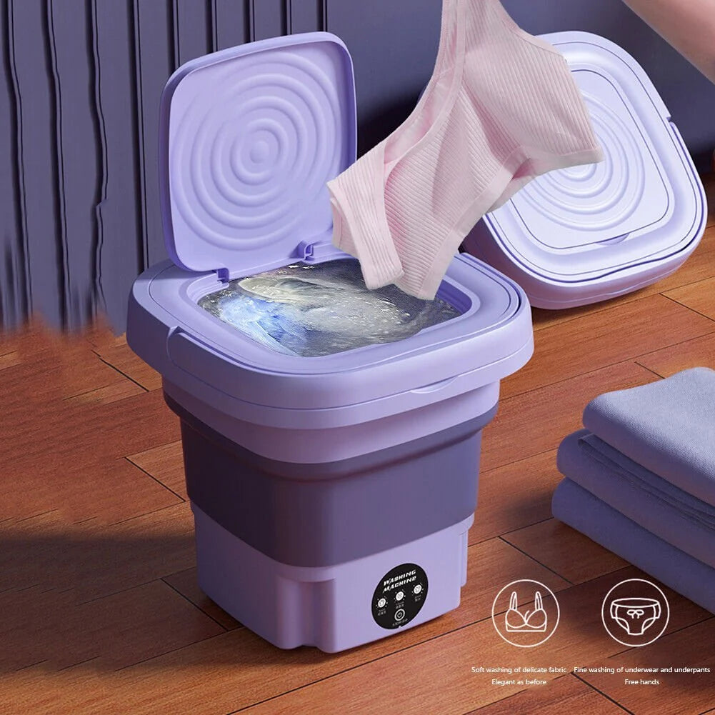 Compact washing machine for travel