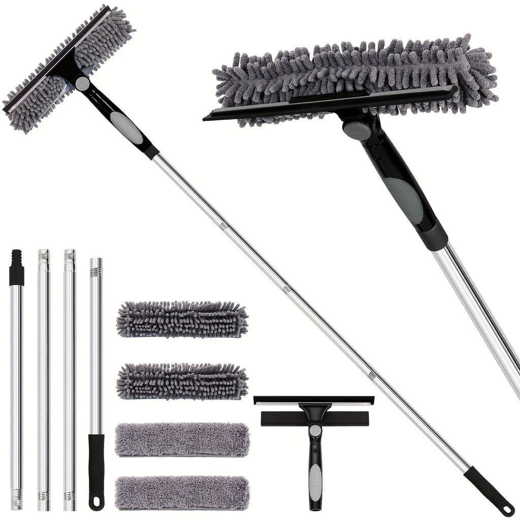 Window Cleaning Squeegee with Telescopic Handle