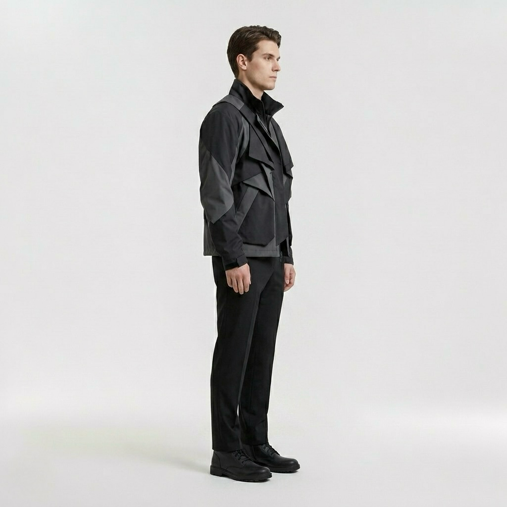 Men's Layered Utility Jacket