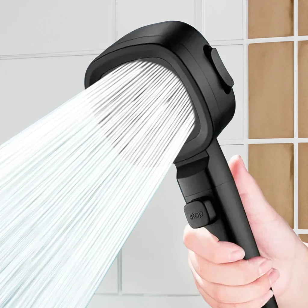 Shower Head High Pressure Water Flow Adjustable Spray Settings