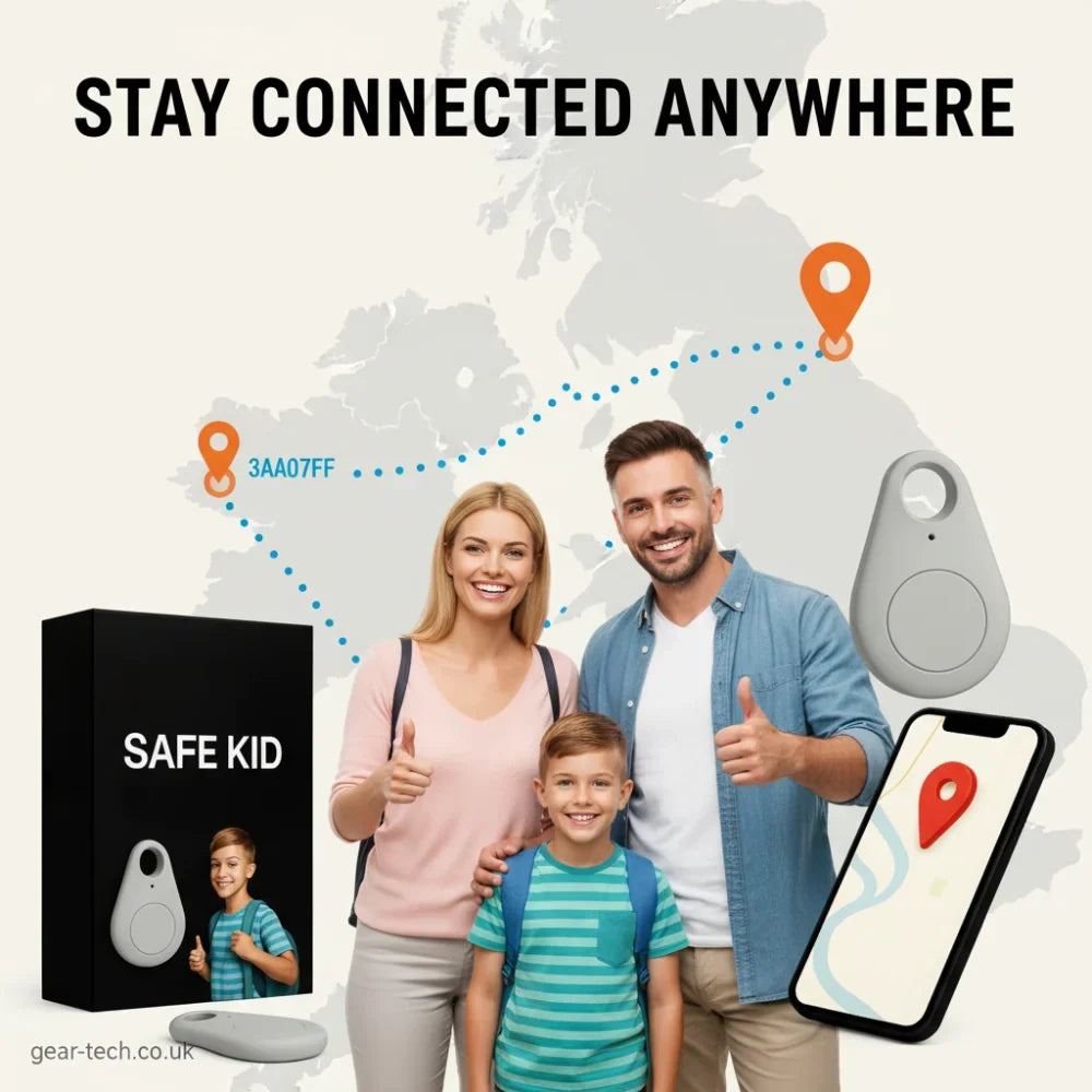 GPS Tracker for Kids, SOS Emergency Button