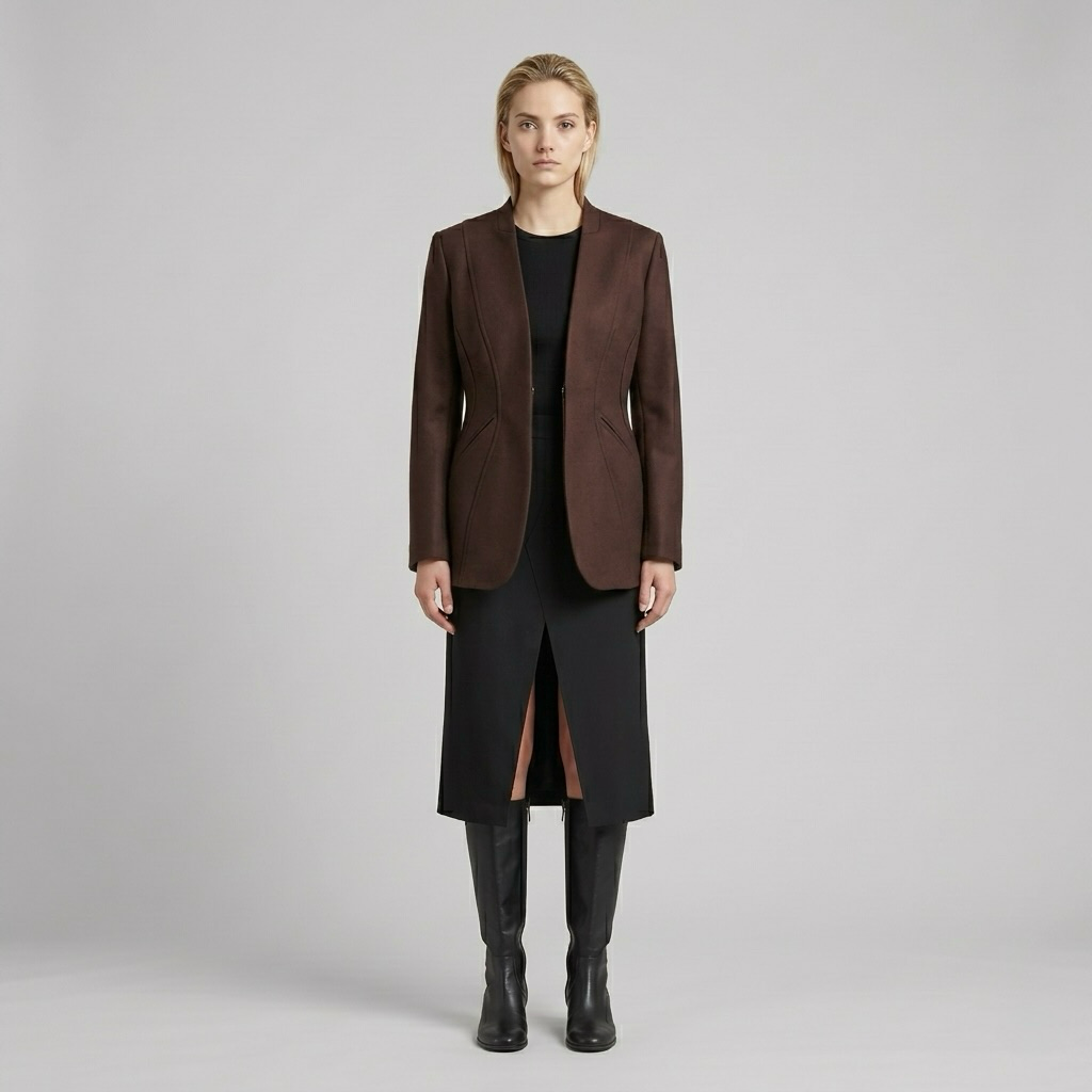 Women's Longline Blazer & Trouser Set