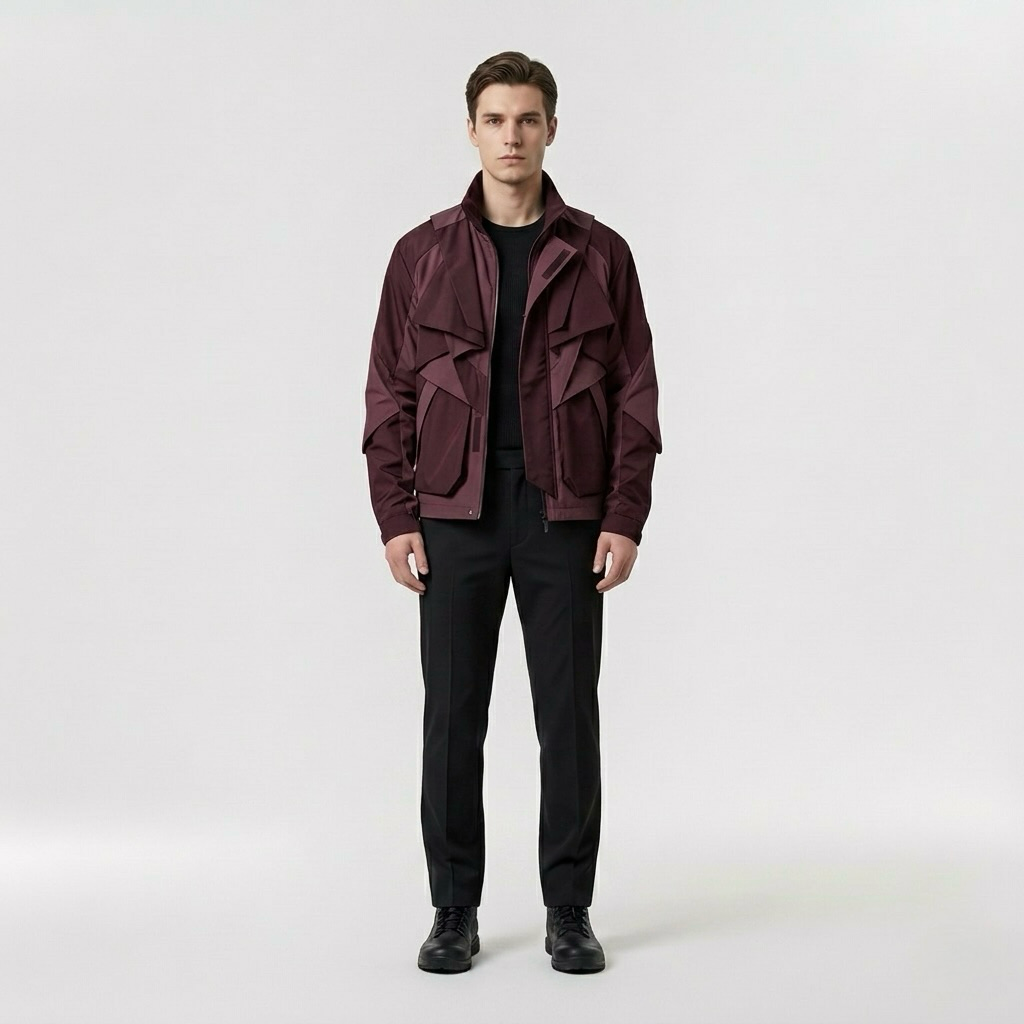 Men's Layered Utility Jacket
