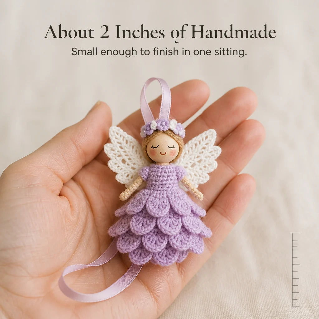 AmoraHalo Crochet Angel Set – DIY Christmas Decorations
