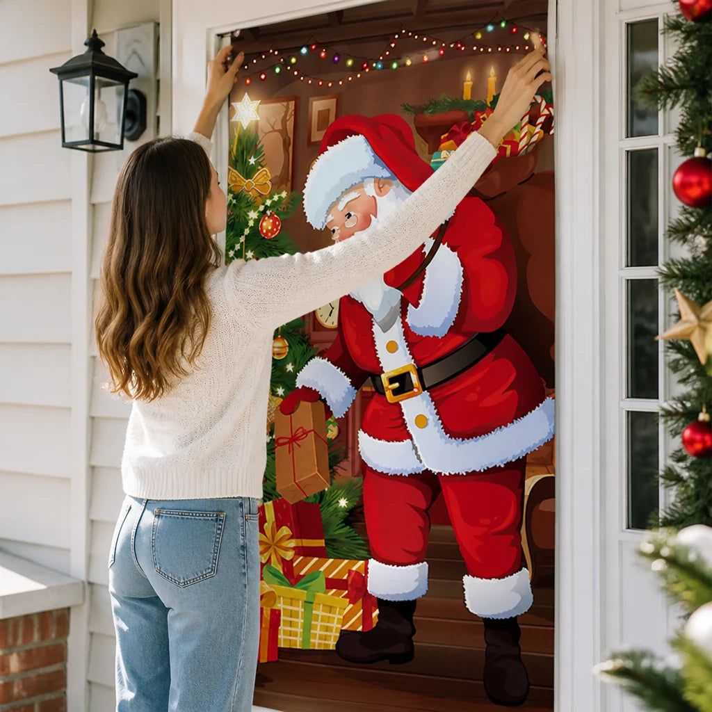 High-resolution vibrant polyester door cover (90×180 cm)