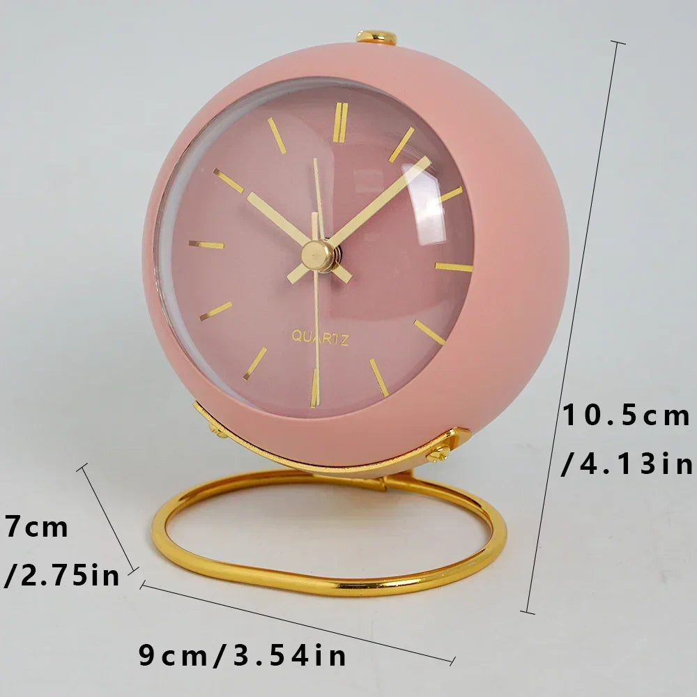 Alarm Clock Silent Non-Ticking Quartz Movement Luminous Hands