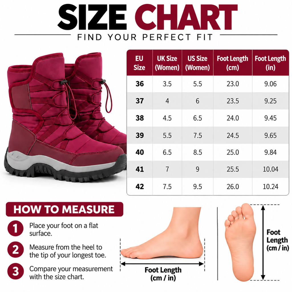 Women's Winter Boots Waterproof & Fur Lined