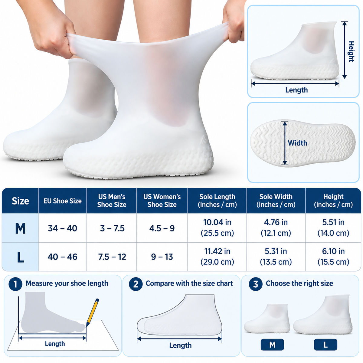 DryStep Cover – Keeps your shoes dry in any weather