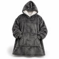 Ultra-Soft Oversized Sherpa Hoodie Blanket (with Pocket)