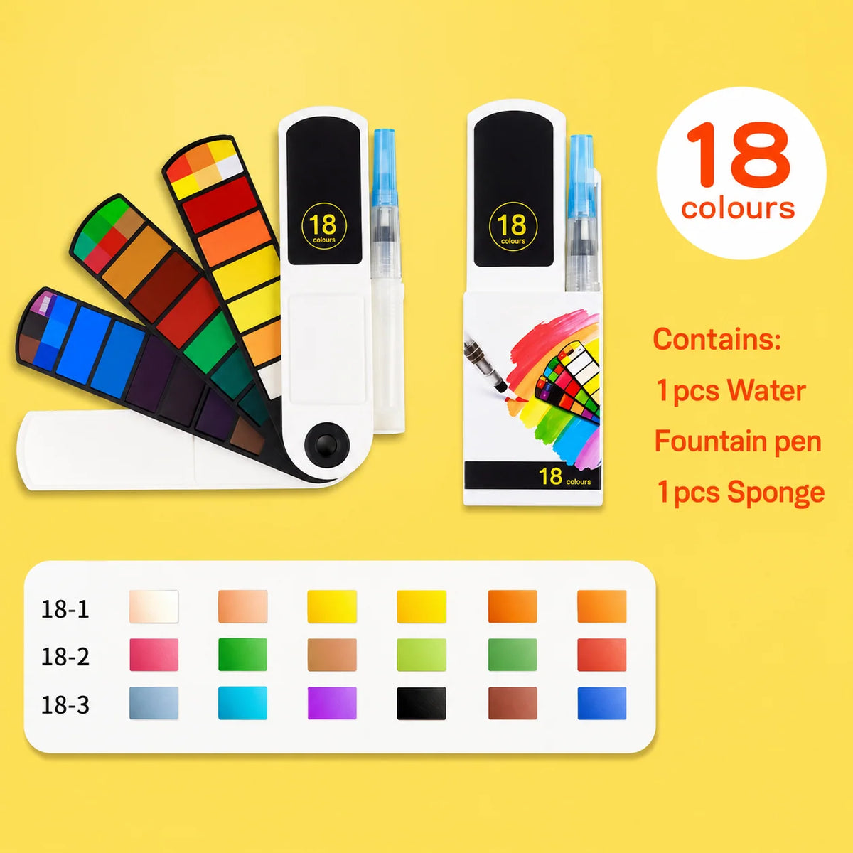 Watercolor Set for Beginners Water Brush Pen