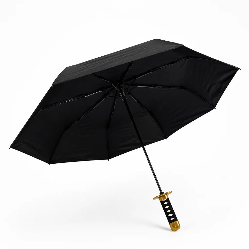 Windproof and UV-safe Foldable Umbrella in Katana Style